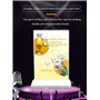 MOZ4dxy Caisson Lumineux publicitaire de Bureau A4, présentoir LED Double Face, Support de Panneau de Caisson Lumineux LED, Cadr