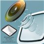 SSDDLZEQ Scanner Automatique de Codes-Barres 1D 2D, Lecteur de Codes-Barres QR de Bureau Mains Libres omnidirectionnel avec capt