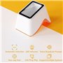 SSDDLZEQ Scanner Automatique de Codes-Barres 1D 2D, Lecteur de Codes-Barres QR de Bureau Mains Libres omnidirectionnel avec capt