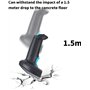 ININOSNP Scanners Portables Scanner de Codes-Barres USB sans Fil, Lecteur de Codes-Barres, Lecture Portable à 360 ° étanche à la