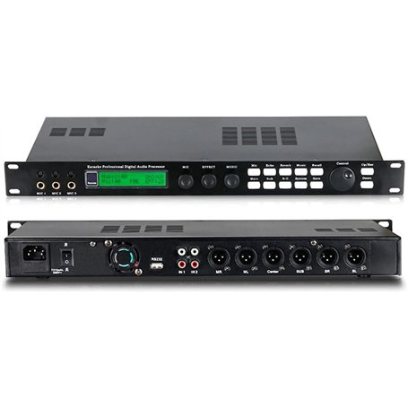 Kanduo Égaliseur stéréo Audio Mixeur-réverbérateur numérique