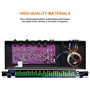 Kanduo Égaliseur stéréo Audio Égaliseur Graphique, contrôleur d'effets équilibré 31 Bandes, processeur de mixage numérique DJ, é