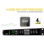 Kanduo Égaliseur stéréo Audio Processeur DSP Professionnel de réverbération numérique et Multi-Effets, processeur Audio, égalise