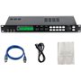 HGOuhK Égaliseur numérique Mixeur-réverbérateur numérique, processeur Audio for Microphone KTV, avec écran LCD, Effet Audio DSP 
