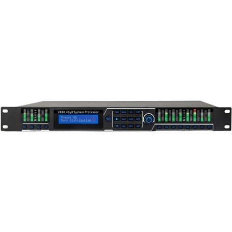 HGOuhK Égaliseur numérique Égaliseur Audio DJ 24 Bits 4 par 8