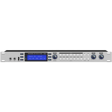 HGOuhK Égaliseur numérique Effecteur numérique Audio numérique Professionnel Pré-Effet d'écho Processeur DSP Processeur Audio Bl