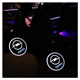 DNEOGOO 2 Pièces Projecteur Porte de Voiture pour Opel Corsa Astra Insignia Vectra Zafira Meriva Mokka Grandland Vivaro