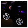 DNEOGOO 2 Pièces Projecteur Porte de Voiture pour Opel Corsa Astra Insignia Vectra Zafira Meriva Mokka Grandland Vivaro