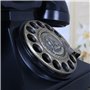 NAKEAH Téléphone rétro téléphone à Cadran Rotatif téléphone Vintage téléphone de Bureau Classique avec numéroteur Rotatif-Noir