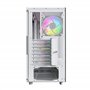 MONTECH XR Bois, façade en Noyer Noir véritable, boîtier de Jeu PC ATX, Panneau latéral en Verre, 4 Ventilateurs GF120 ARGB PWM 