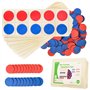 edxeducation Ensemble de dix Cadres pour Salle de Classe – Ressources mathématiques pour Enfants – 16 Cadres en Plastique – 160
