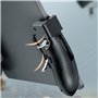Fivetwofive 4X pour Contrôleur Six Doigts Déclencheur Mobile Manette de Grip L R Feu Objectif Bouton Joystick pour Tablette FPS 