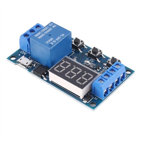 Simpls 2X -521 Temporisation Numérique 1 Voie Relais Déclencheur Cycle Minuterie Commutateur de Retard Carte de Circuit Imprimé