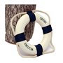 Uinfhyknd Bienvenue à bord mousse eau bouée de sauvetage anneau tenture murale décoration principale bleu 50 cm