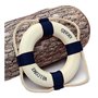 Uinfhyknd Bienvenue à bord mousse eau bouée de sauvetage anneau tenture murale décoration principale bleu 50 cm