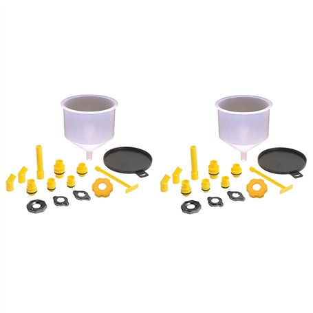 MQODLFP 30 Pièces Kit D'Entonnoir de Remplissage de Liquide de Refroidissement de Radiateur de Voiture Outil de Système de Refro