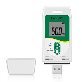 Fangxuee TempG03 Enregistreur de Données de Température et D'Humidité USB Enregistreur de Données de Température Réutilisable En