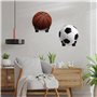 Support Mural pour Ballon d'exercice pour Ballon de Yoga de Stockage de Garage de Sal
