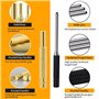 SameeHome Kit de perforatrice de réparation de poinçonnage, y compris chasse-goupilles en laiton, chasse-goupilles en acier avec