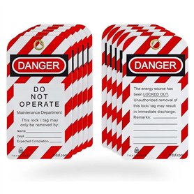 Bnnlqpsttg Étiquettes de Danger de Ne Pas Utiliser Étiquettes D'Avertissement D'Entretien Étiquettes de Bagages pour Étiquettes