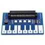 Sirxlevcy Pour Carte D'Extension Micro-Bit Mini Carte D'Extension de Musique pour Piano Lumières Colorées Cool/Buzzer/Clavier In