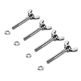 Lckiioy Kit de Boulons à Ailettes pour Échasses de Remplacement pour Décoration de Peinture sur Cloison Sèche 4 Paquets