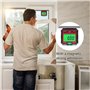 Peowuieu Precision Inclinomètre numérique électronique Goniomètre magnétique Pied numérique Viseur Boîte de chanfrein Rouge