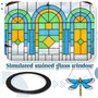 Rtauhife Lignes de Plomb en PET Noir pour Vitraux Bandes de Plomb pour Vitraux 3 mm 216 Pieds pour Surfaces de Peinture sur Verr