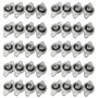 LLKOZN KFL001 Lot de 40 roulements à paliers auto-alignants 12 mm avec palier à bride en alliage de zinc Boîtier de roulement rh