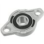 LLKOZN KFL001 Lot de 40 roulements à paliers auto-alignants 12 mm avec palier à bride en alliage de zinc Boîtier de roulement rh