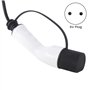 Sujurio Connecteur EV 16A Type 2 Prise Mâle vers Prise Schuko Adaptateur de Charge EV pour Station de Recharge EV Voiture Électr
