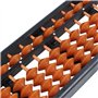 Kznifmk 5X Outil Calcul Plastique Abacus Arithmetique Soroban Enfant 17 Chiffres