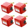 Zunedhys 4X 220V 15A Filetage Male SPDT Pagaie Contacteur de Debit -25