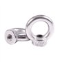 Giwnhvx Pack de 2 de ecrousa oeil filetes en forme d'anneau argent en 304 en acier inoxydable du style europeen M8