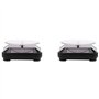 liovitor Lot de 2 plateaux tournants solaires pour