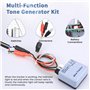 Sirxlevcy Kit Générateur de Tonalité, Testeur de Circuit Traceur de, Testeur de Câble Haute Précision 200EP, Kit de Tonalité et 