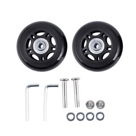 Flisdtry Lot de 2 roues de rechange pour valise