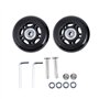 Flisdtry Lot de 2 roues de rechange pour valise