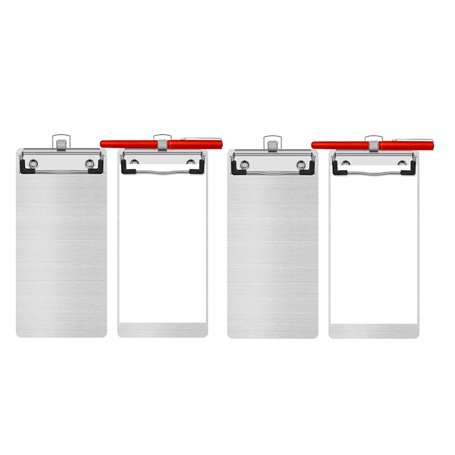 Benssey 2X Presse-Papiers en Aluminium en MéTal avec Porte-Stylo 4