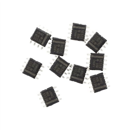 RIYAN Lot de 10 8 broches IC SMD NE555