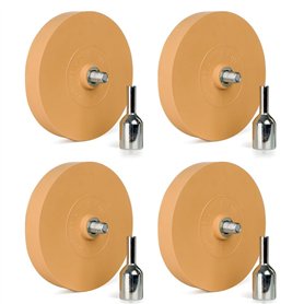 Paquet de 4 Effaceurs de Décalcomanies de Roue de 3