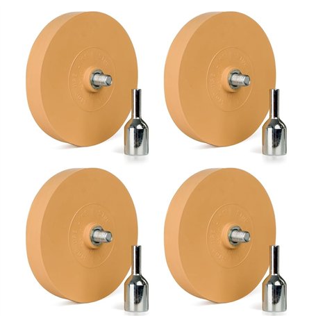 Paquet de 4 Effaceurs de Décalcomanies de Roue de 3