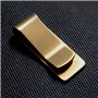 Melitt Mode laiton Pince a billets Simple Argent liquide Carte d'identite Pince
