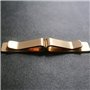 Melitt Mode laiton Pince a billets Simple Argent liquide Carte d'identite Pince