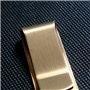 Melitt Mode laiton Pince a billets Simple Argent liquide Carte d'identite Pince