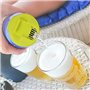 Evarbuild Lot de 4 couvercles de canettes de soda étanches pour gazeuse ou boisson gazeuse