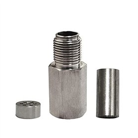 dissot Capteur D'OxygèNe O2 M18X1.5 Adaptateur D'Entretoise D'Extension Bonde Convertisseur Catalytique CEL éLiminateur VéRifier