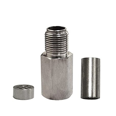 dissot Capteur D'OxygèNe O2 M18X1.5 Adaptateur D'Entretoise D'Extension Bonde Convertisseur Catalytique CEL éLiminateur VéRifier