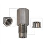 dissot Capteur D'OxygèNe O2 M18X1.5 Adaptateur D'Entretoise D'Extension Bonde Convertisseur Catalytique CEL éLiminateur VéRifier