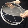 Sirxlevcy Ensemble de Tamis à Énigme en Acier Inoxydable pour le Jardinage avec 5 Tailles de 8 Pouces de Diamètre 1/3/6/9/12 Mm,